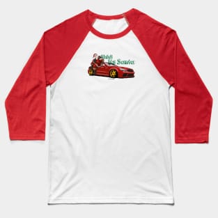 Santa's Sleigh Benz Baseball T-Shirt